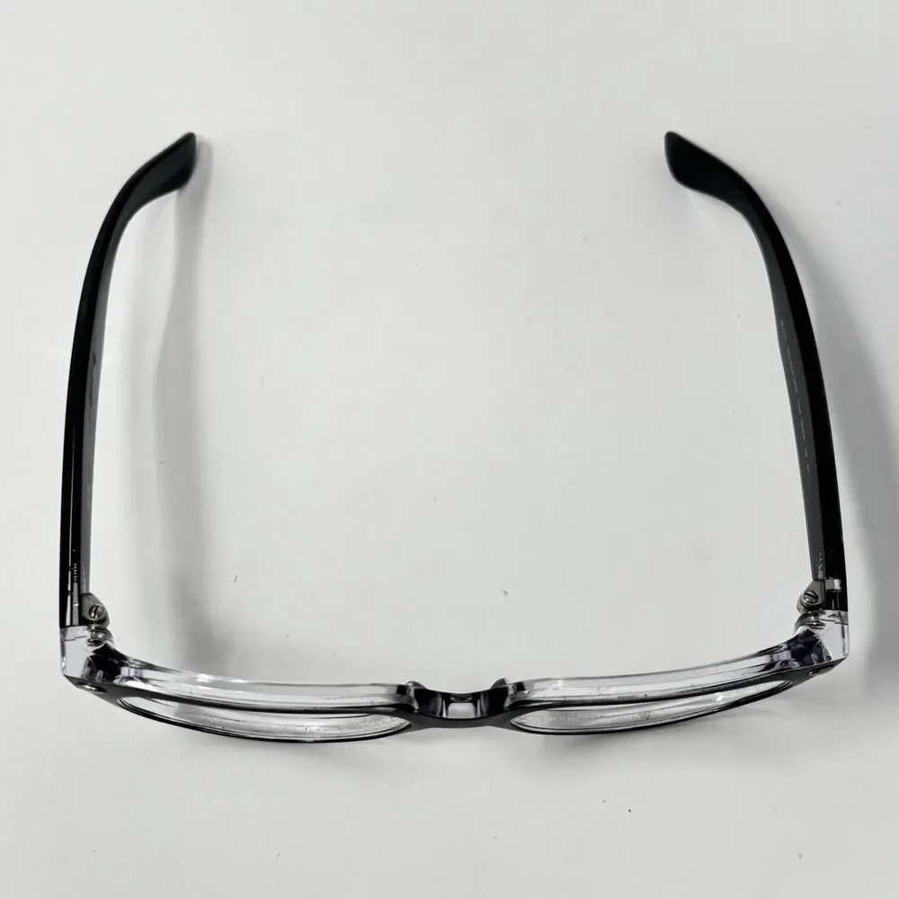 Ray-Ban RB2132 New Wayfarer 6052 Black Clear Sunglass Frames 55-18-145 Authentic